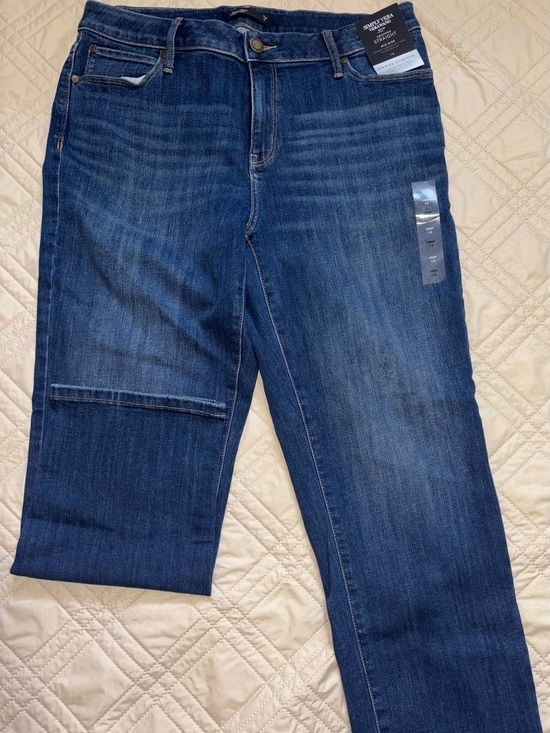 Simply Vera Vera Wang Denim - Simply Vera size 14 Dark Blue Straight-Leg Jeans